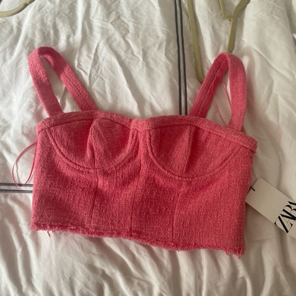 Zara Bustier and Skirt Set. Bustier NWT size L - Picture 6 of 7